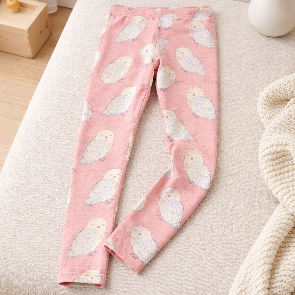 Carter’s Girl Kids Owl Print Leggings – Size 8